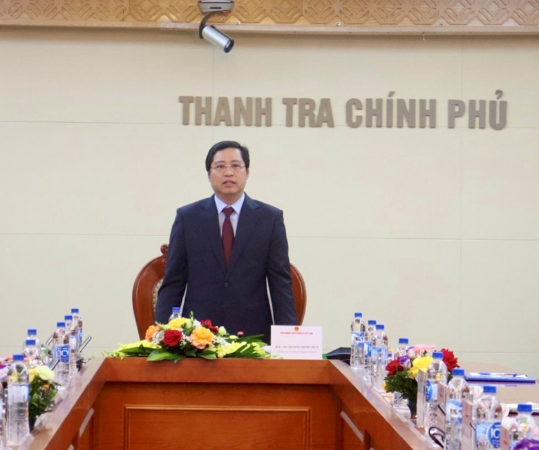 Phó Tổng Thanh tra Chính phủ tiếp xã giao Đoàn cán bộ Thanh tra Campuchia