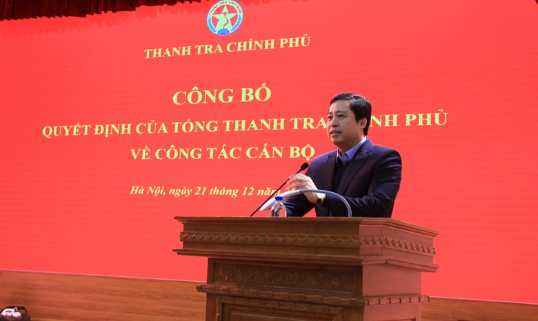 Công bố quyết định bổ nhiệm Phó Vụ trưởng Vụ Tổ chức Cán bộ