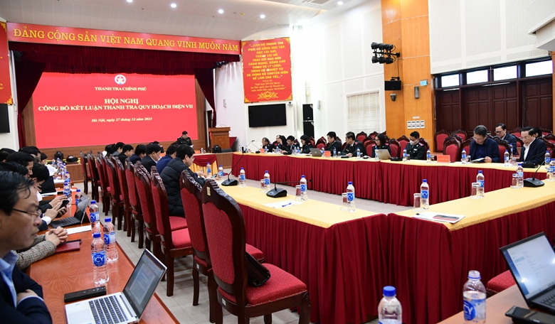 Thanh tra Chính phủ: Công bố kết luận thanh tra quy hoạch điện VII