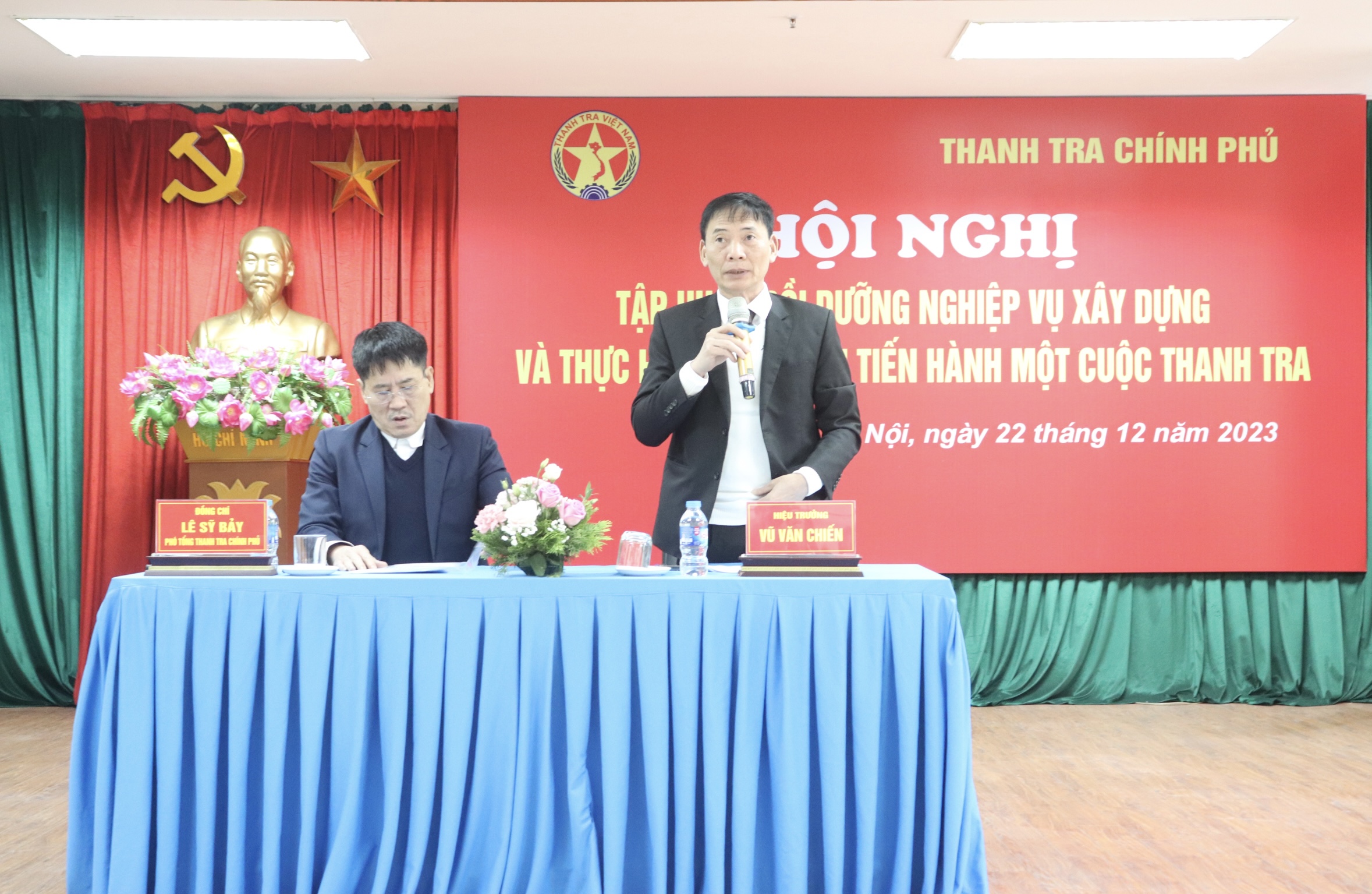 Bồi dưỡng nghiệp vụ xây dựng, thực hiện kế hoạch tiến hành một cuộc thanh tra