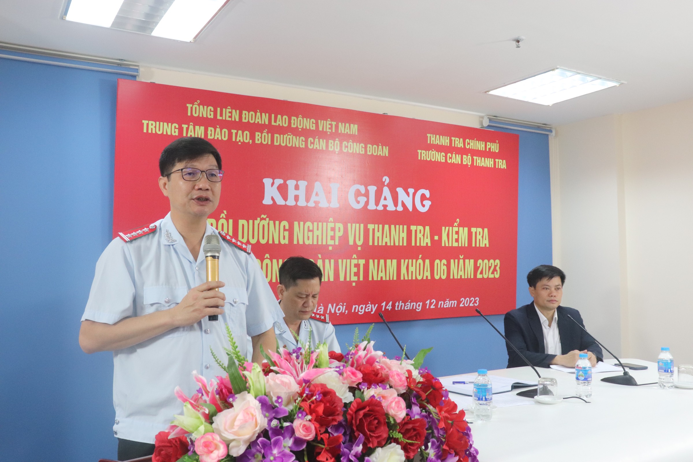 Khai giảng lớp Bồi dưỡng nghiệp vụ thanh tra – kiểm tra cho cán bộ Công đoàn Việt Nam K06/2023