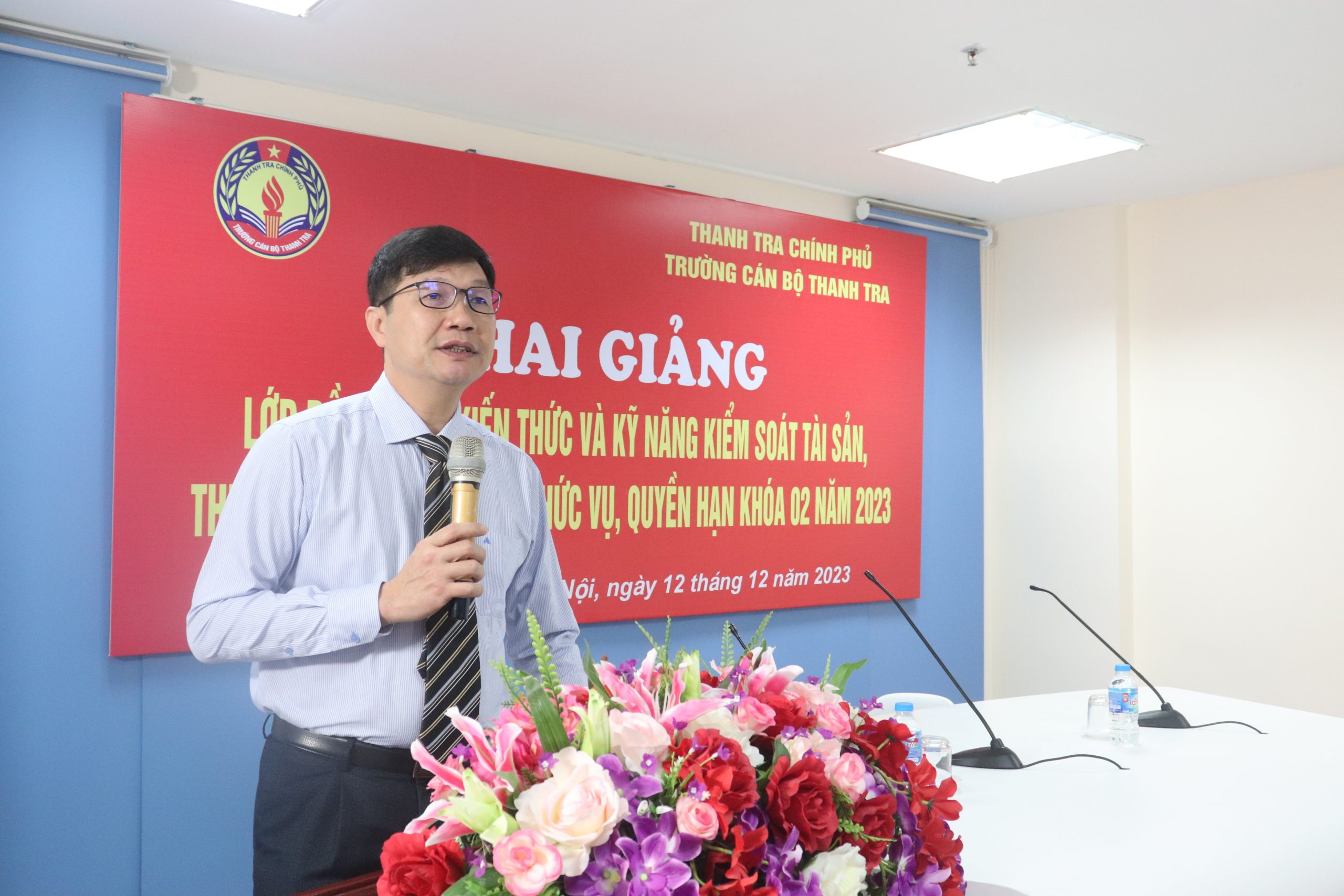 Khai giảng lớp Bồi dưỡng nghiệp vụ kiến thức và kỹ năng kiểm soát tài sản, thu nhập của người có chức  vụ, quyền hạn khóa 02/2023