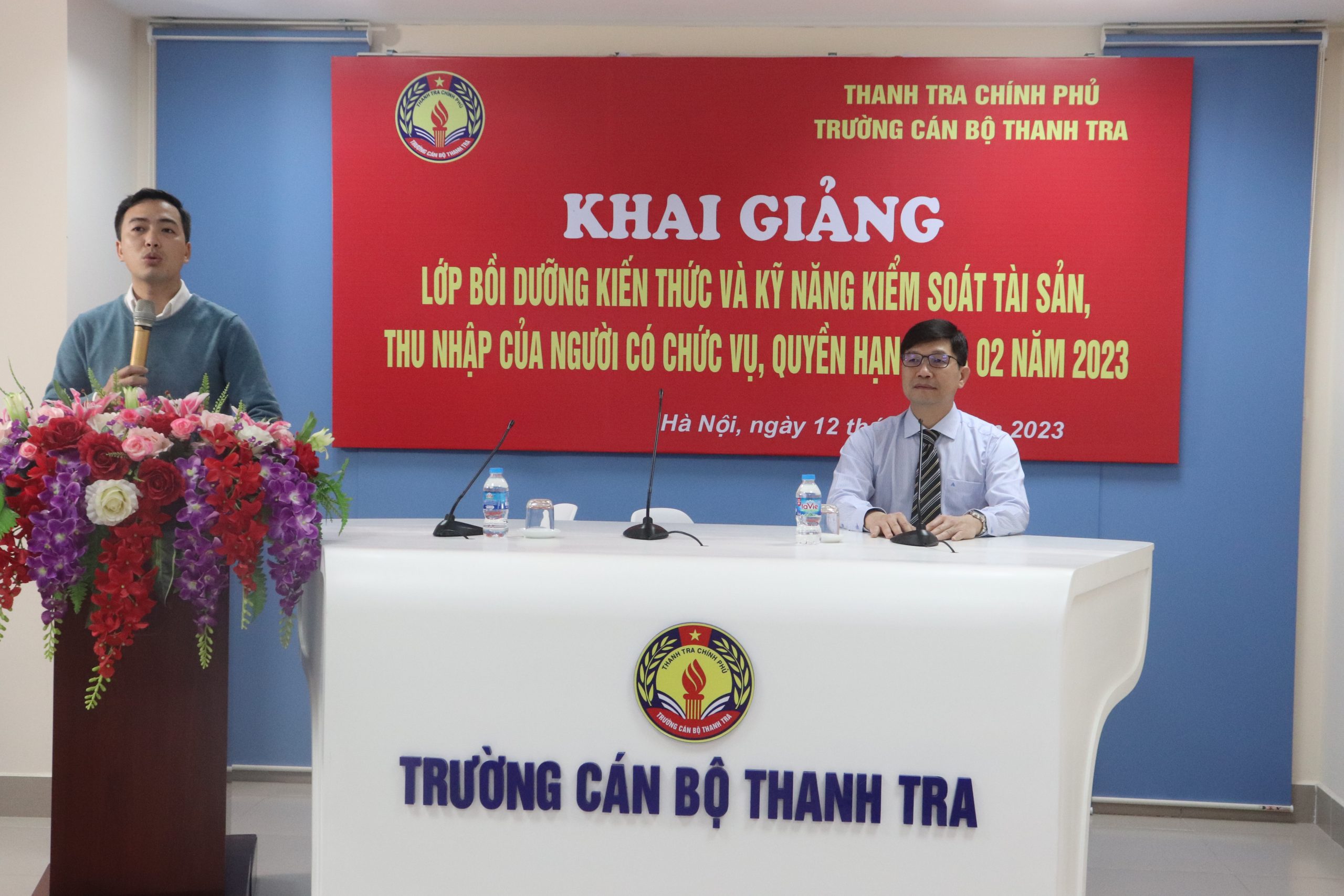 Khai giảng lớp Bồi dưỡng nghiệp vụ kiến thức và kỹ năng kiểm soát tài sản, thu nhập của người có chức  vụ, quyền hạn khóa 02/2023