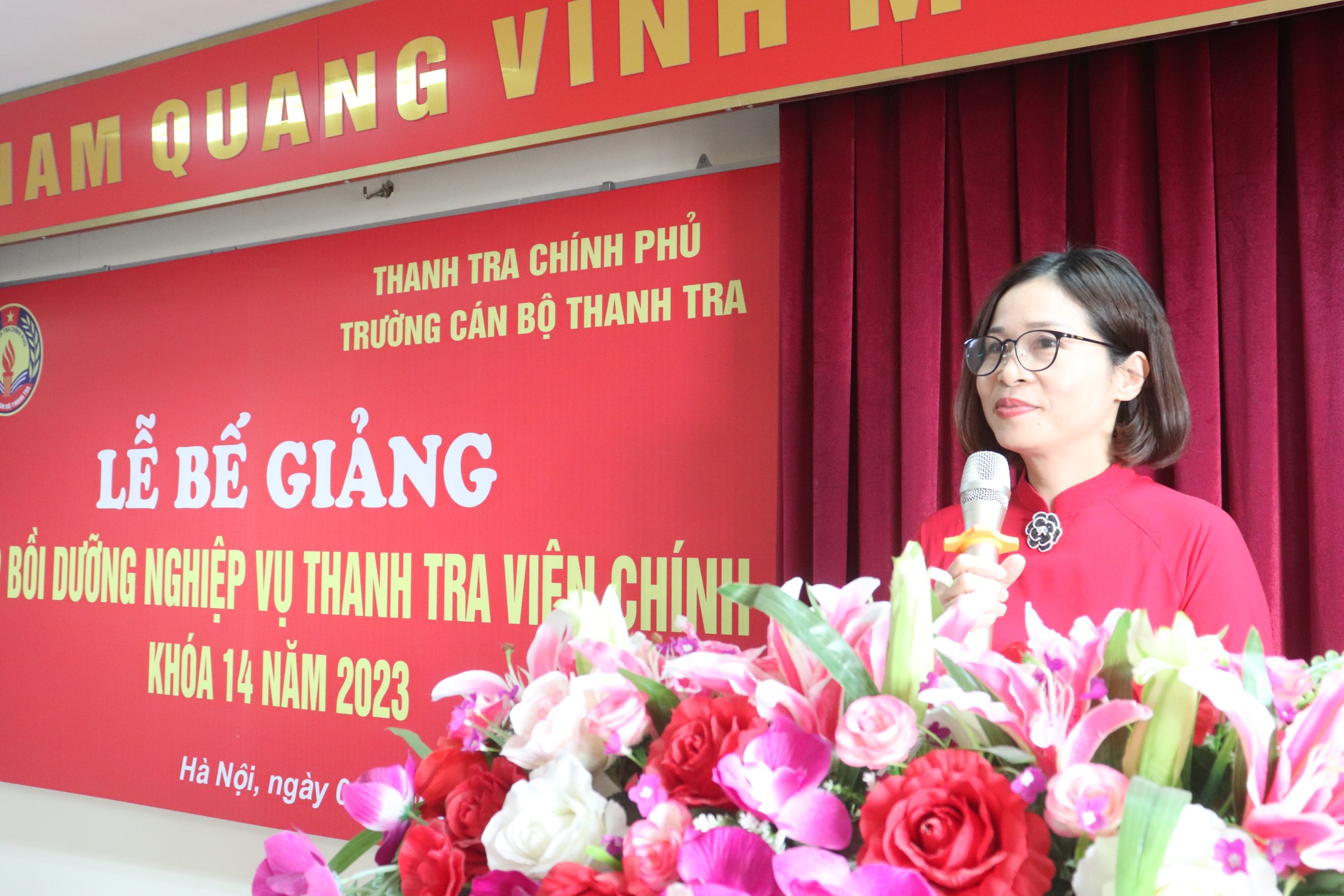 Bế giảng lớp Bồi dưỡng nghiệp vụ Thanh tra viên chính Khóa 14 năm 2023