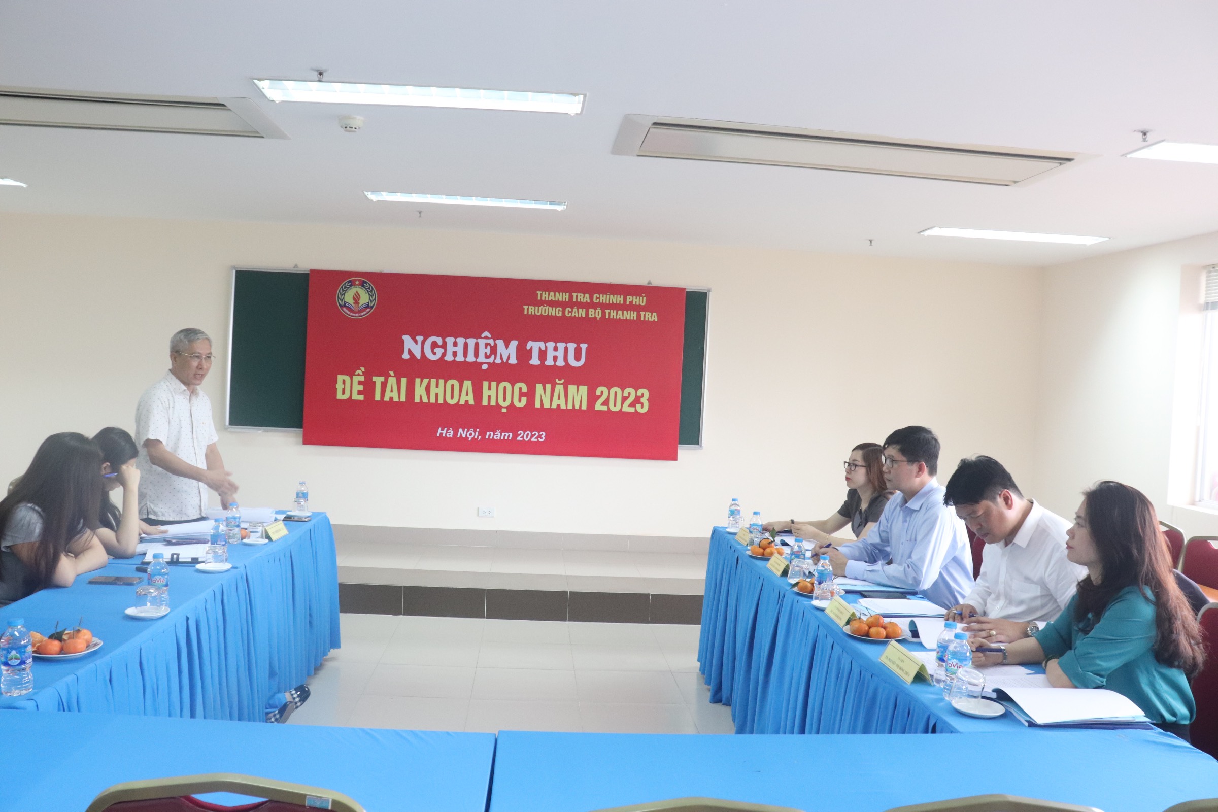 Nghiệm thu đề tài “Xây dựng khung chương trình bồi dưỡng kỹ năng, nghiệp vụ giám sát hoạt động Đoàn thanh tra”