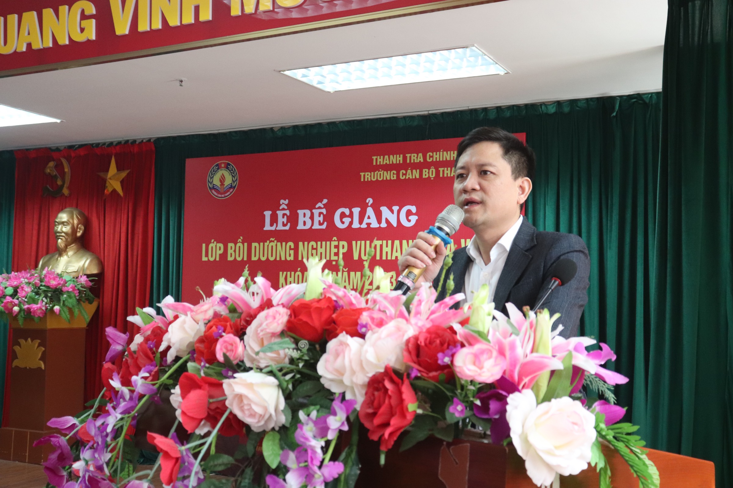 Lễ Bế giảng lớp bồi dưỡng nghiệp vụ Thanh tra viên K20 năm 2023