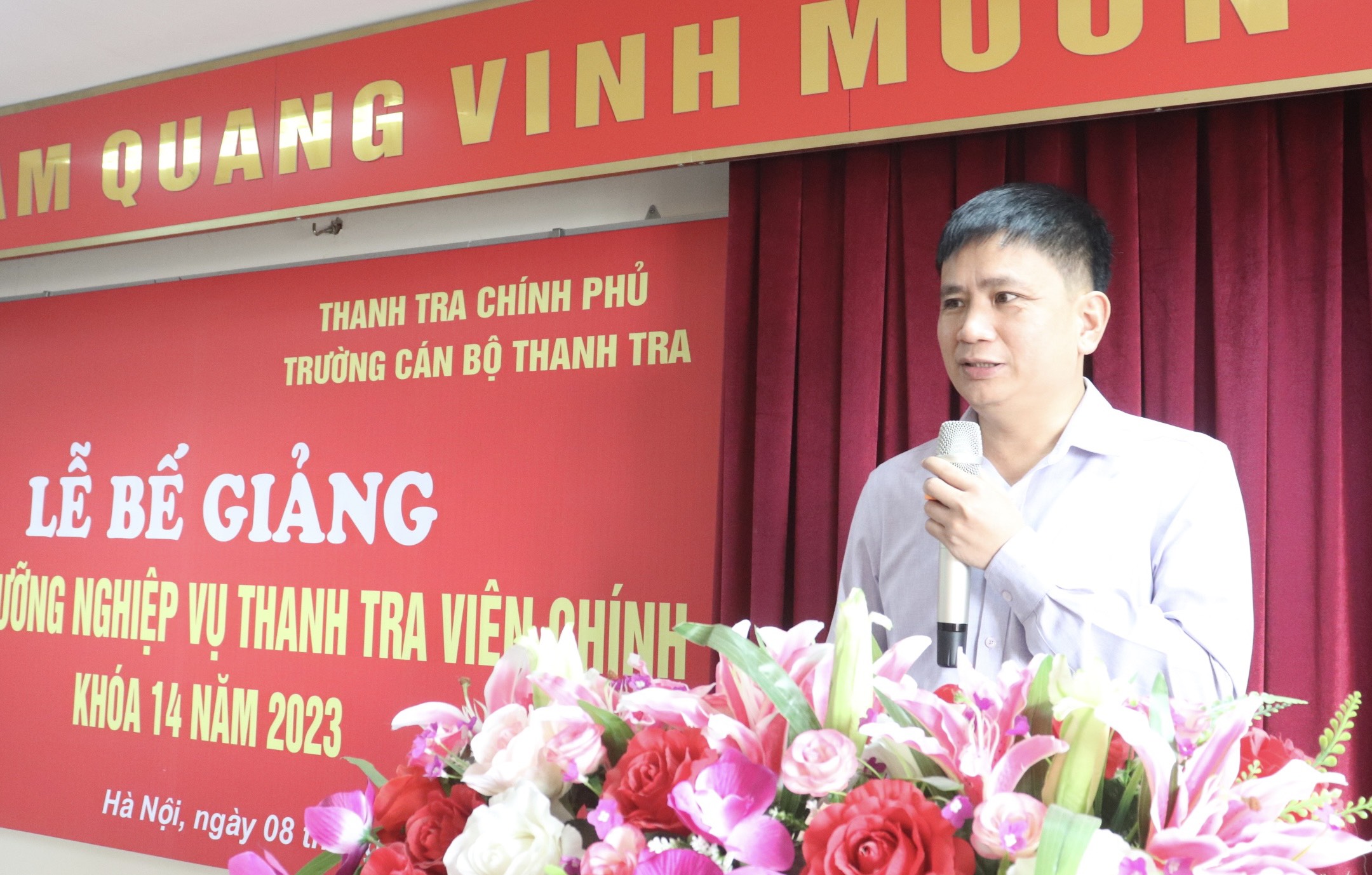 Bế giảng lớp Bồi dưỡng nghiệp vụ Thanh tra viên chính Khóa 14 năm 2023