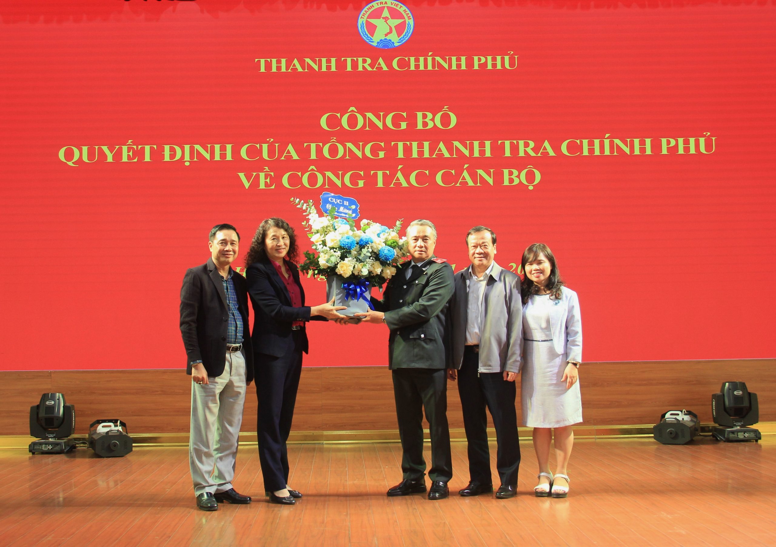 Thanh tra Chính phủ công bố các quyết định luân chuyển, điều động, bổ nhiệm cán bộ