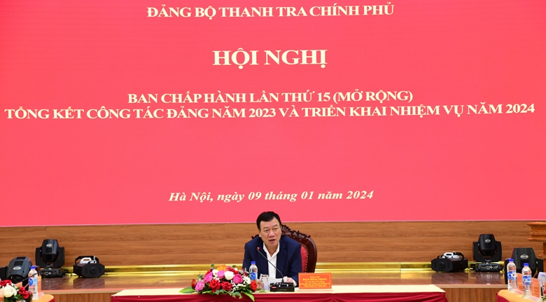 Đảng bộ Thanh tra Chính phủ: Hoàn thành xuất sắc, toàn diện các mặt công tác, góp phần nâng cao vị thế của TTCP và ngành Thanh tra