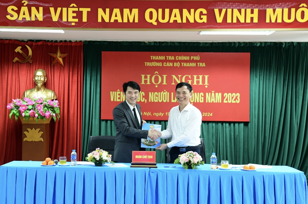 Trường Cán bộ Thanh tra đoàn kết, đổi mới, quyết tâm phấn đấu hoàn thành xuất sắc mọi nhiệm vụ được giao năm 2024