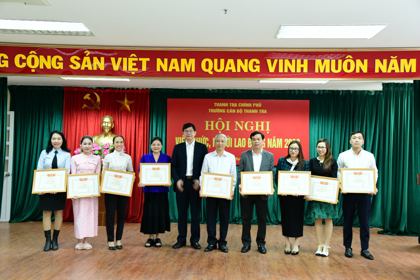 Trường Cán bộ Thanh tra đoàn kết, đổi mới, quyết tâm phấn đấu hoàn thành xuất sắc mọi nhiệm vụ được giao năm 2024