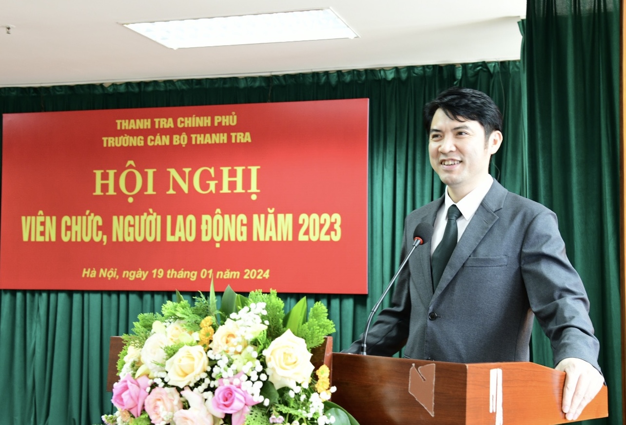 Trường Cán bộ Thanh tra đoàn kết, đổi mới, quyết tâm phấn đấu hoàn thành xuất sắc mọi nhiệm vụ được giao năm 2024