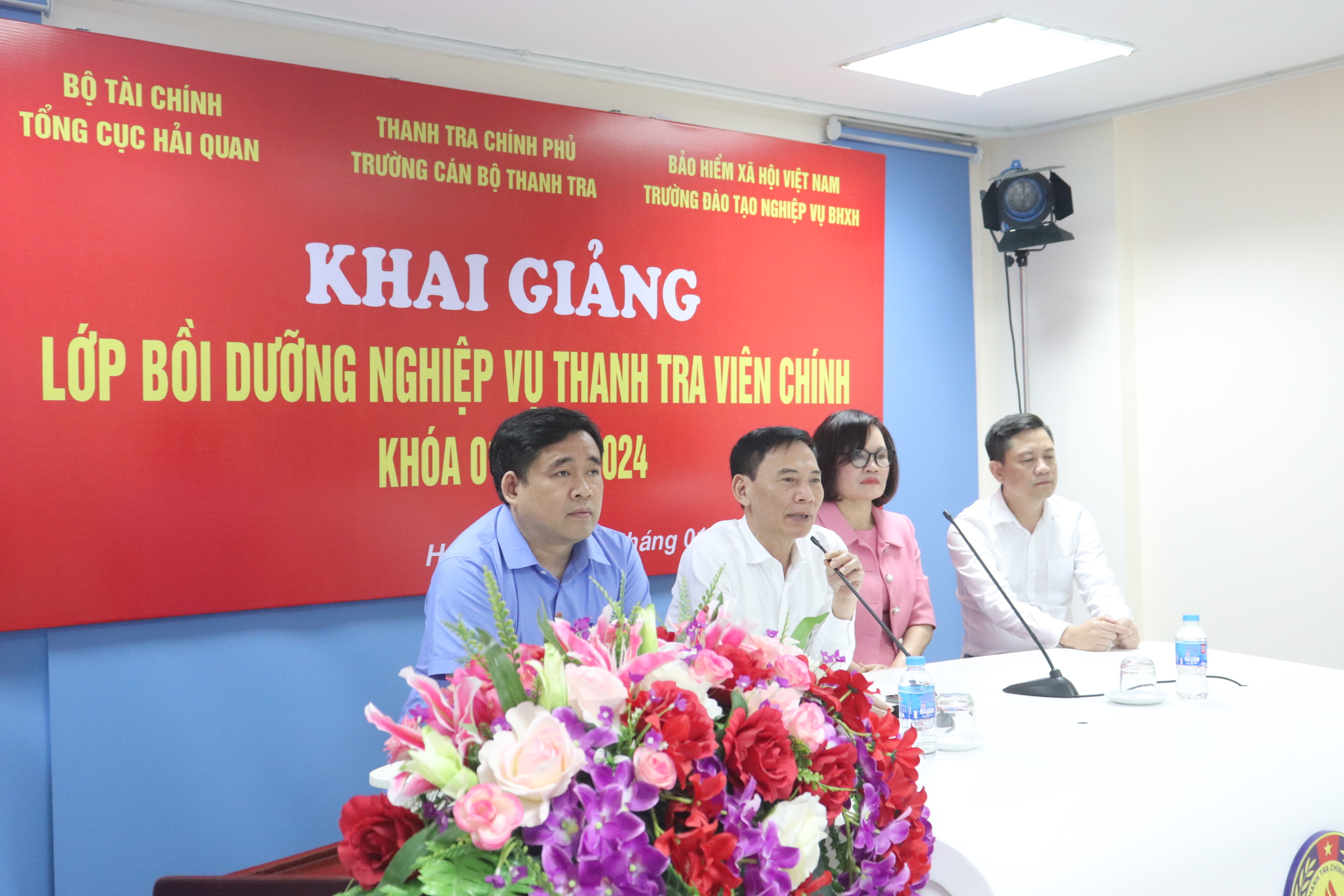 Khai giảng lớp bồi dưỡng nghiệp vụ thanh tra viên chính K01 năm 2024 theo hình thức trực tuyến