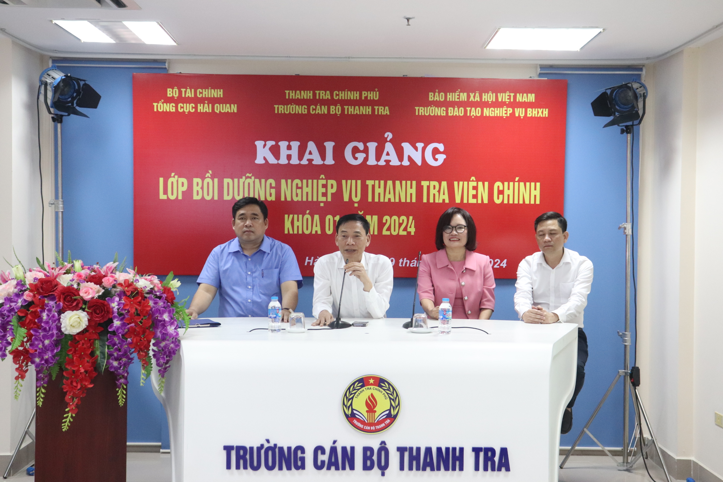 Khai giảng lớp bồi dưỡng nghiệp vụ thanh tra viên chính K01 năm 2024 theo hình thức trực tuyến