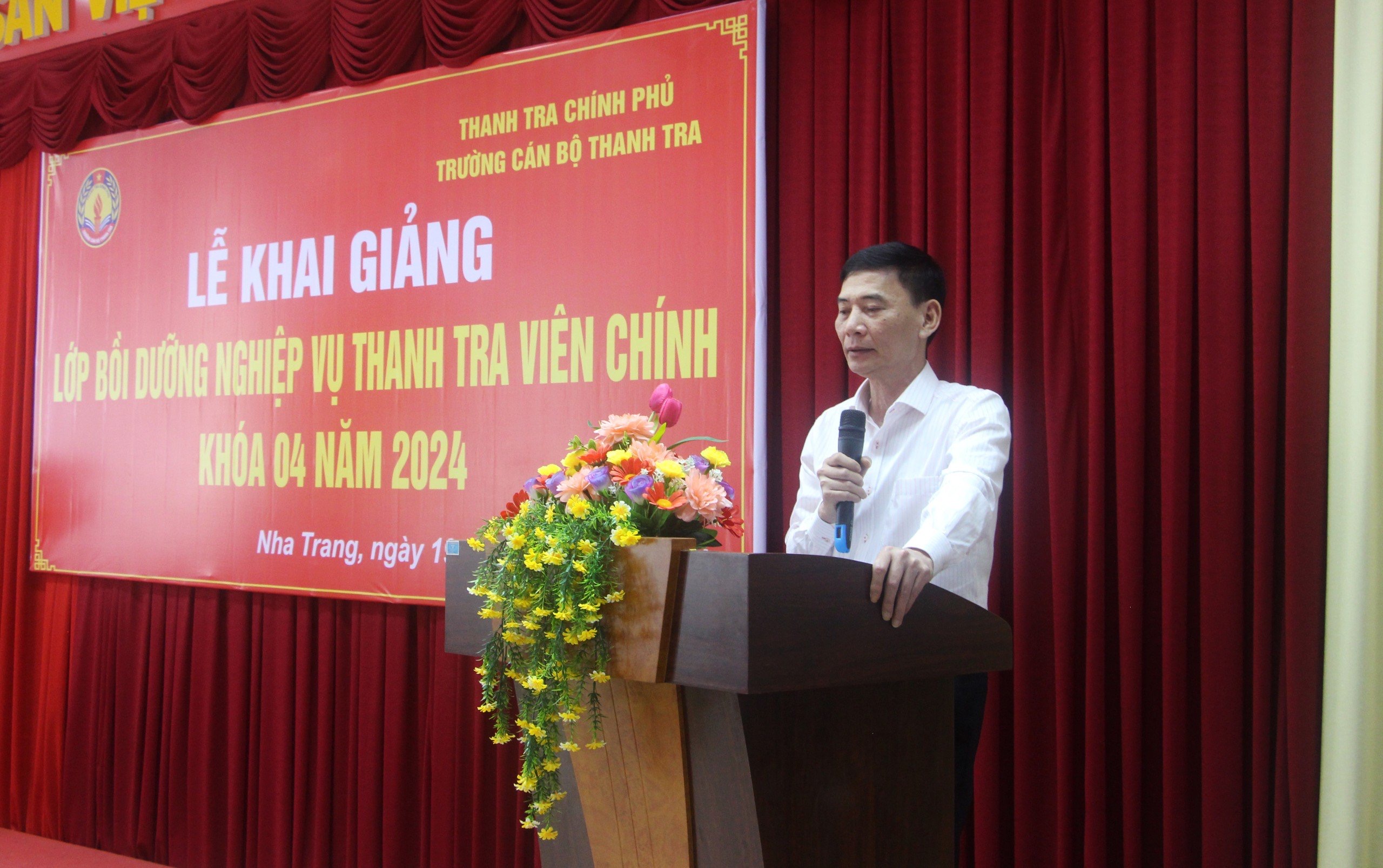 Khai giảng Lớp Bồi dưỡng nghiệp vụ Thanh tra viên chính Khóa 04 năm 2024