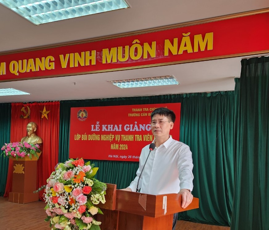 Trường Cán bộ Thanh tra khai giảng Lớp Bồi dưỡng nghiệp vụ Thanh tra viên cao cấp năm 2024