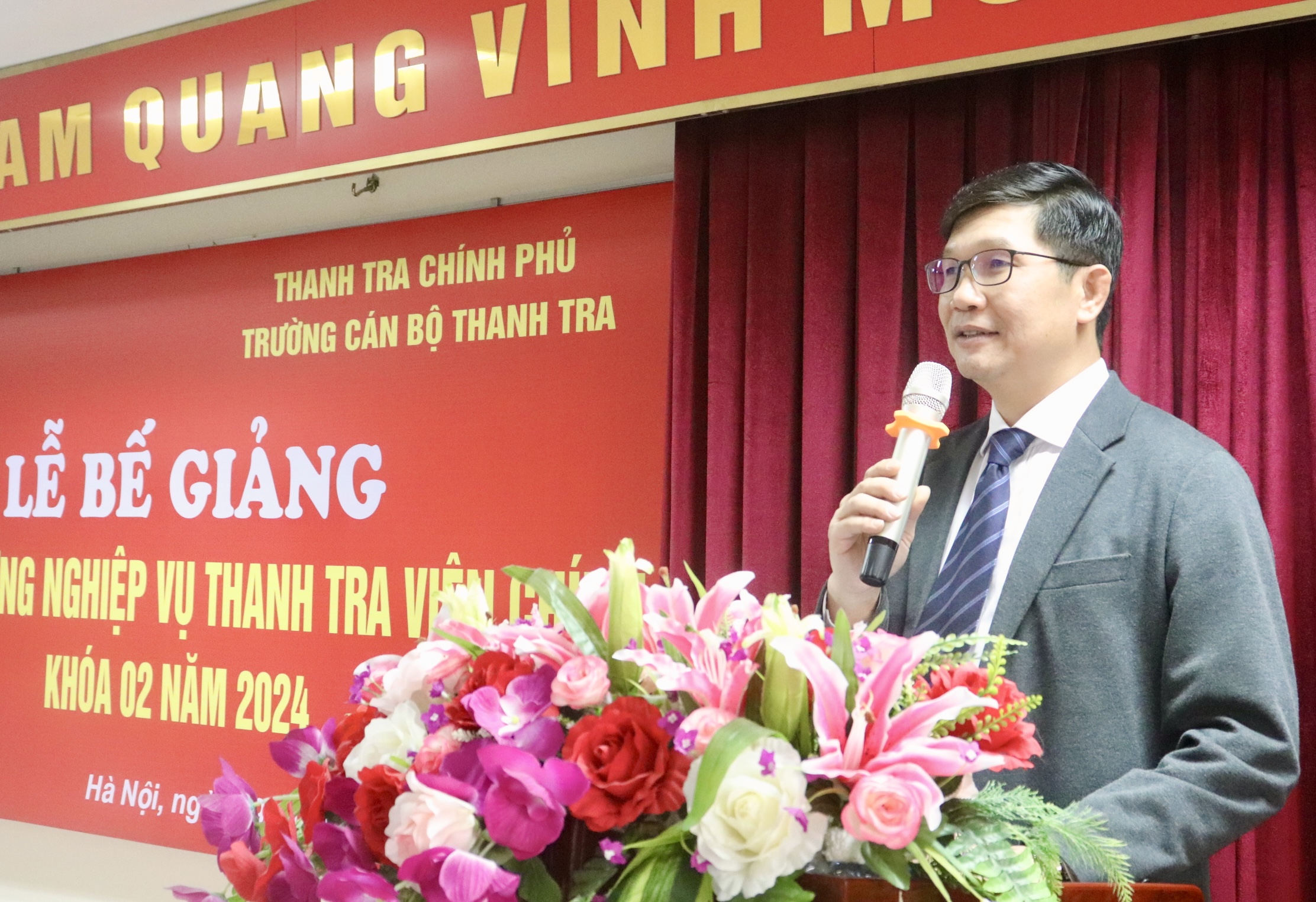 Bế giảng lớp Bồi dưỡng nghiệp vụ Thanh tra viên chính Khóa 02 năm 2024