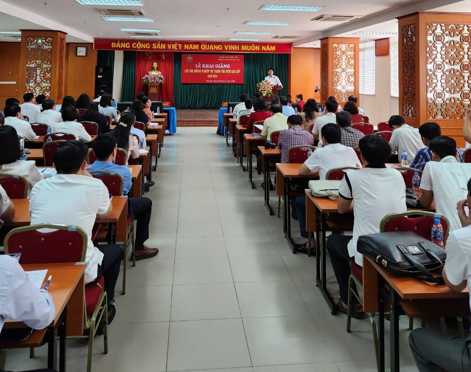 Trường Cán bộ Thanh tra khai giảng Lớp Bồi dưỡng nghiệp vụ Thanh tra viên cao cấp năm 2024