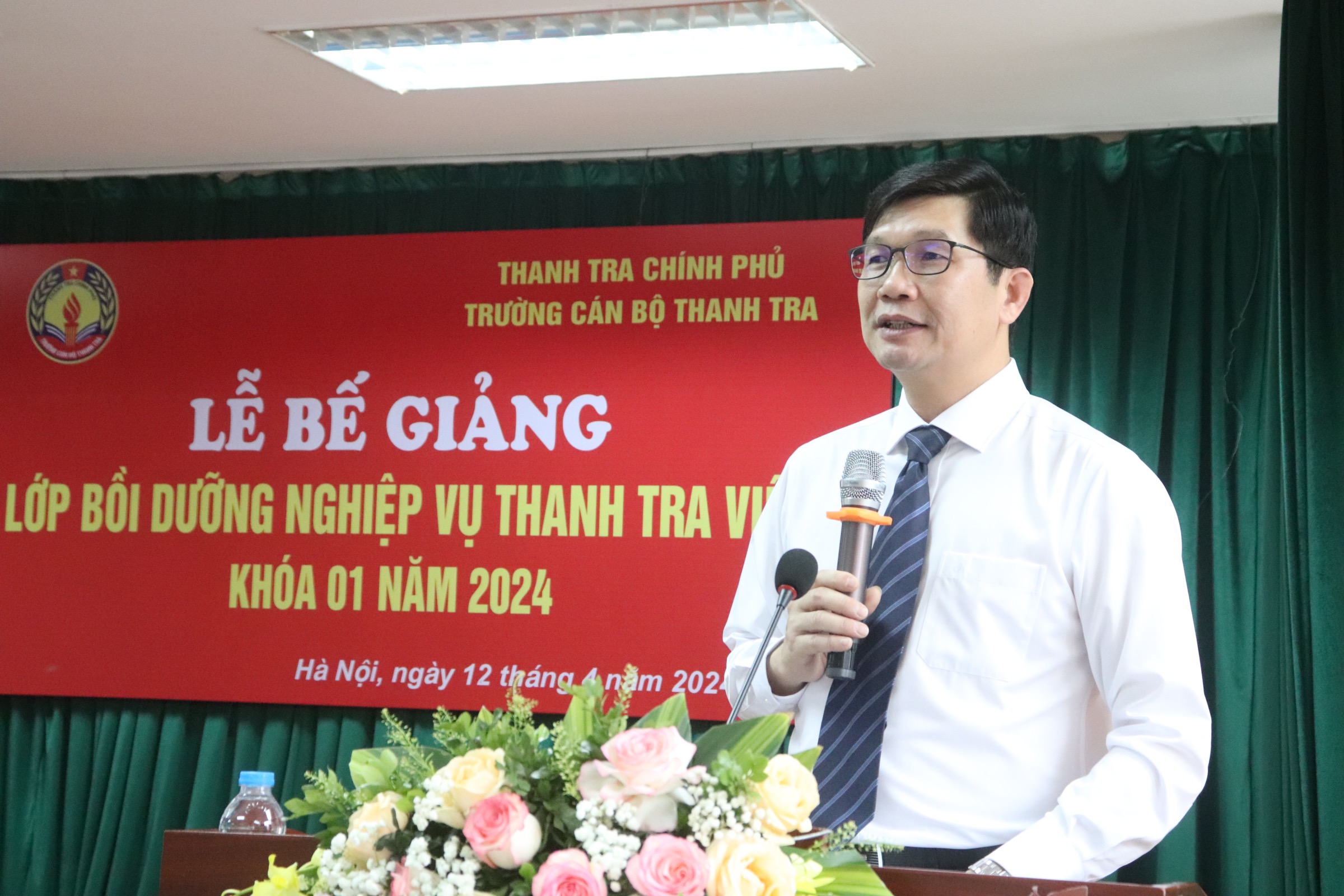 Bế giảng lớp Bồi dưỡng nghiệp vụ Thanh tra viên Khóa 01 năm 2024