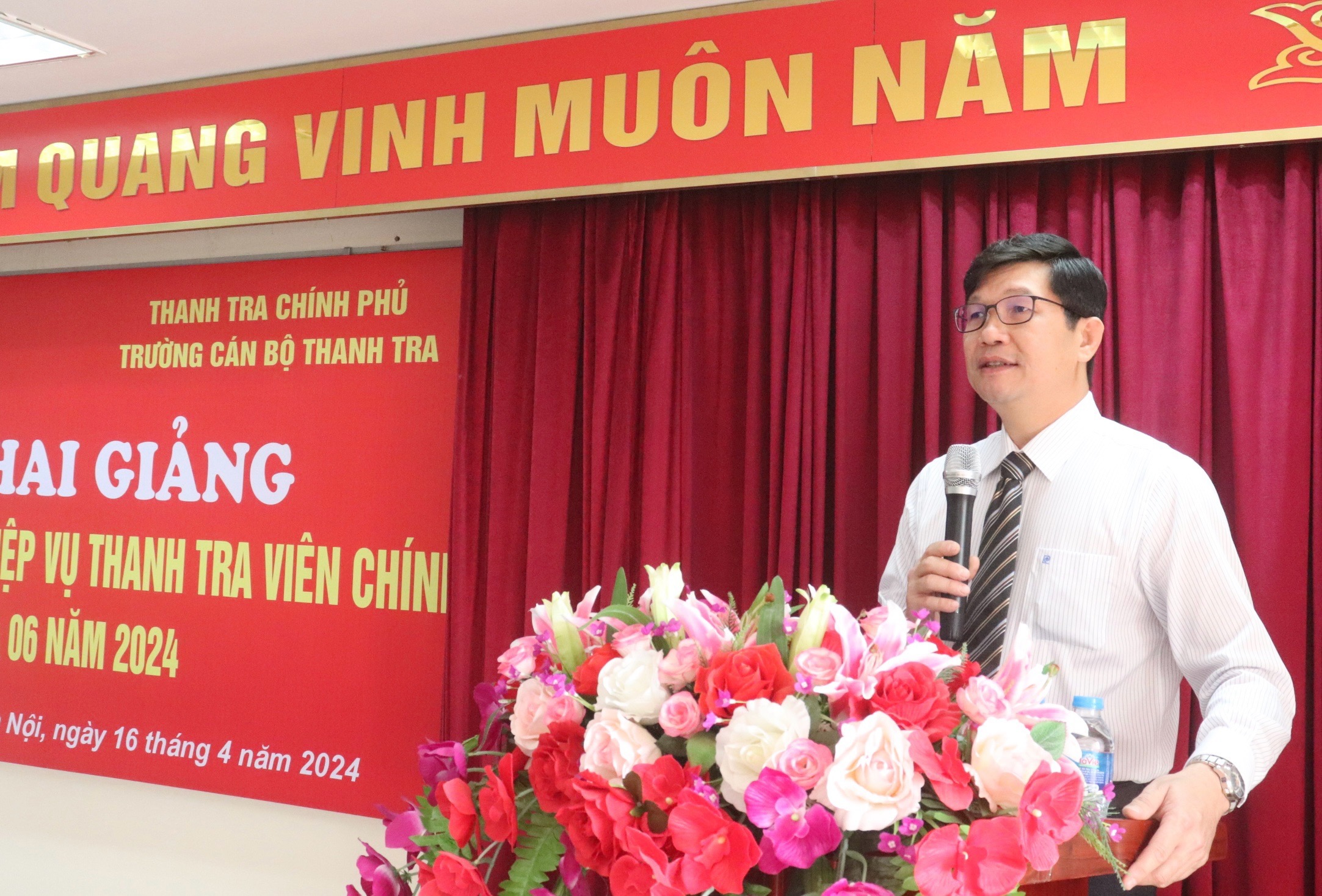 Khai giảng Lớp Bồi dưỡng nghiệp vụ Thanh tra viên chính Khóa 06 năm 2024
