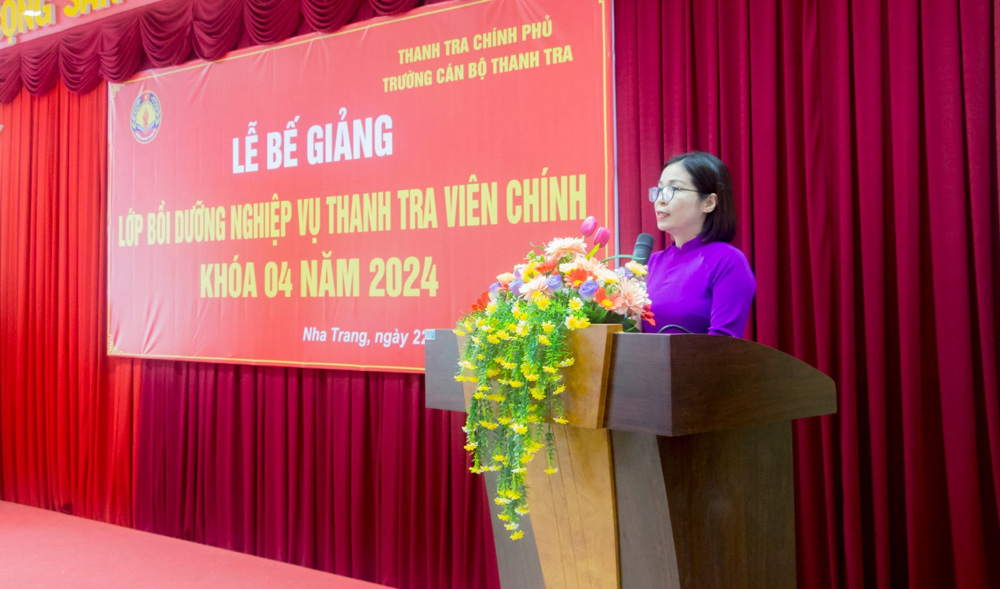 Bế giảng Lớp Bồi dưỡng nghiệp vụ Thanh tra viên chính Khóa 04 năm 2024