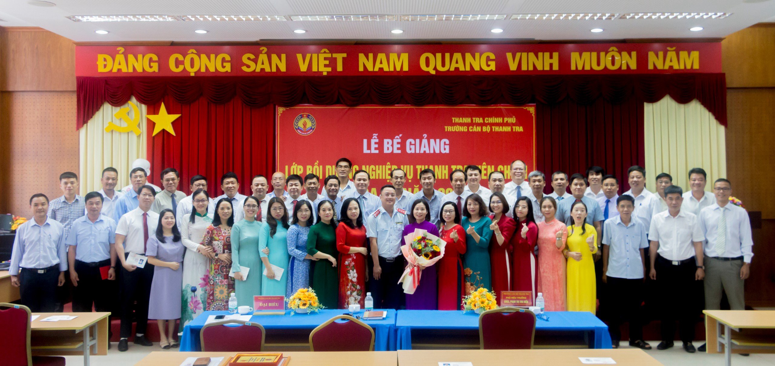 Bế giảng Lớp Bồi dưỡng nghiệp vụ Thanh tra viên chính Khóa 04 năm 2024