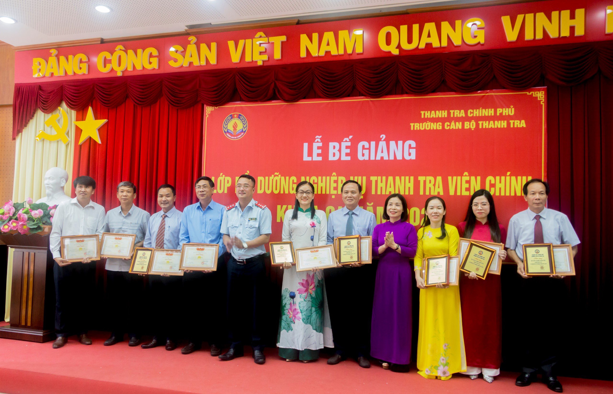 Bế giảng Lớp Bồi dưỡng nghiệp vụ Thanh tra viên chính Khóa 04 năm 2024