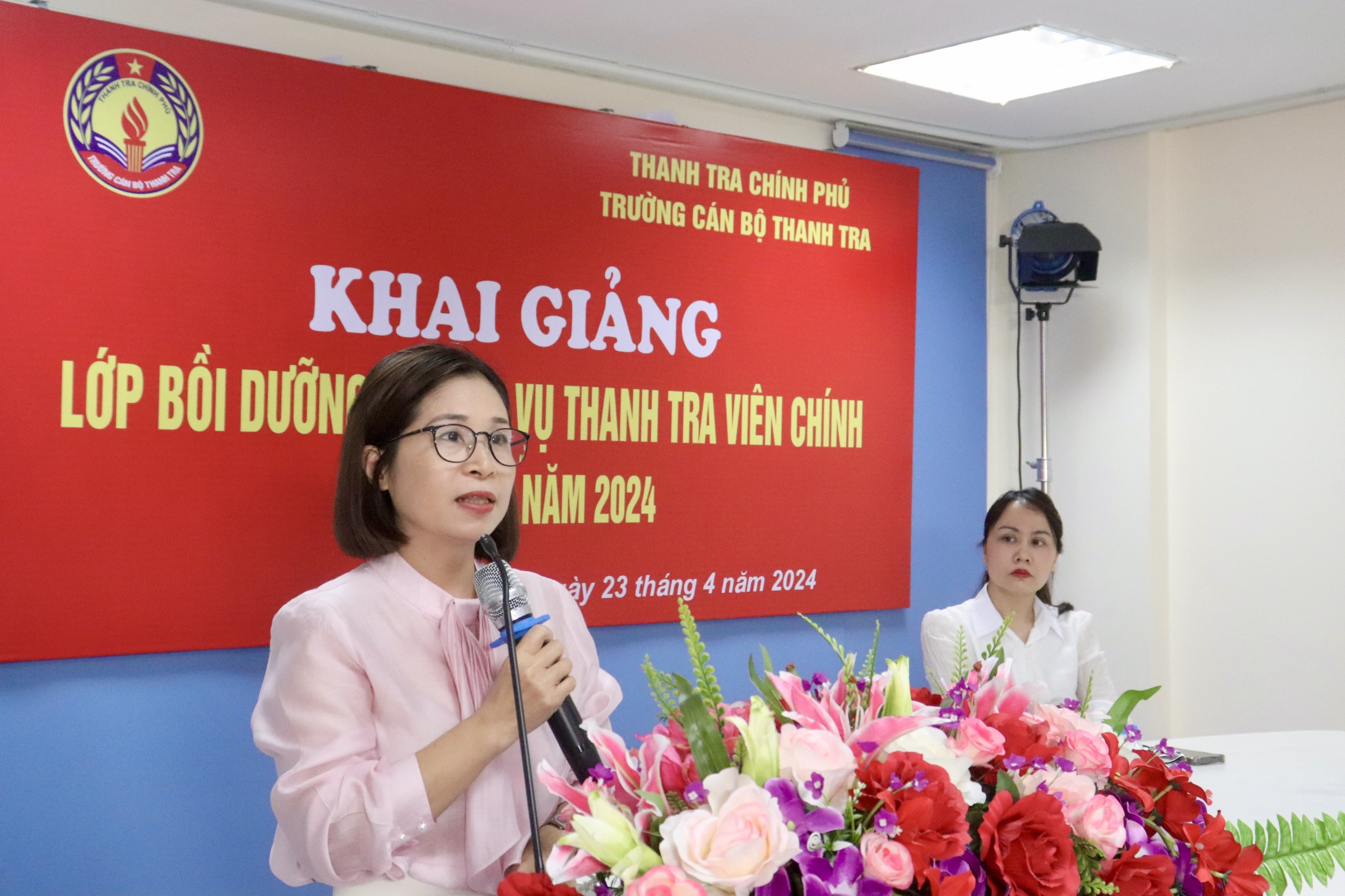 Khai giảng lớp bồi dưỡng nghiệp vụ thanh tra viên chính K07 năm 2024 theo hình thức trực tuyến