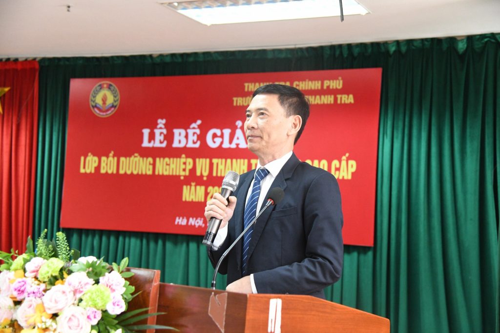 Bế giảng Lớp Bồi dưỡng nghiệp vụ Thanh tra viên cao cấp năm 2024