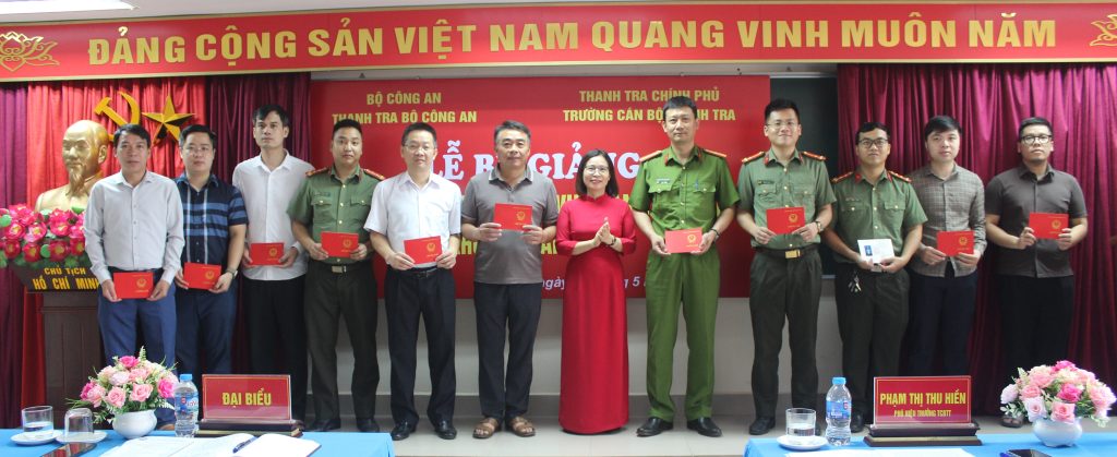 Lễ Bế giảng lớp Bồi dưỡng nghiệp vụ thanh tra viên Khóa 05 năm 2024