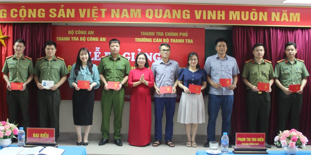 Lễ Bế giảng lớp Bồi dưỡng nghiệp vụ thanh tra viên Khóa 05 năm 2024