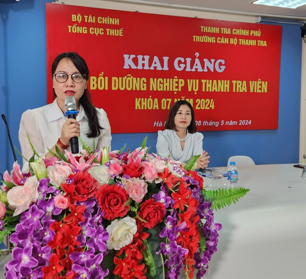 Khai giảng lớp Bồi dưỡng nghiệp vụ Thanh tra viên Khóa 07 năm 2024 theo hình thức học trực tuyến (Online)