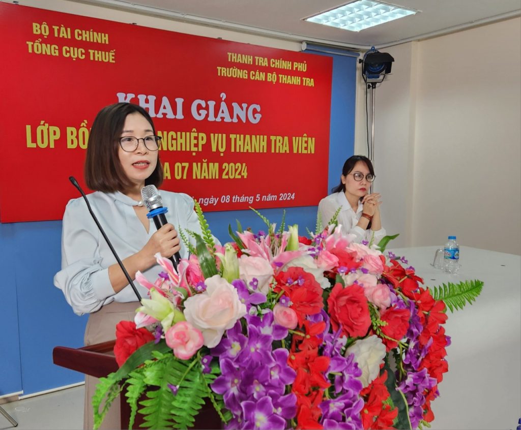 Khai giảng lớp Bồi dưỡng nghiệp vụ Thanh tra viên Khóa 07 năm 2024 theo hình thức học trực tuyến (Online)