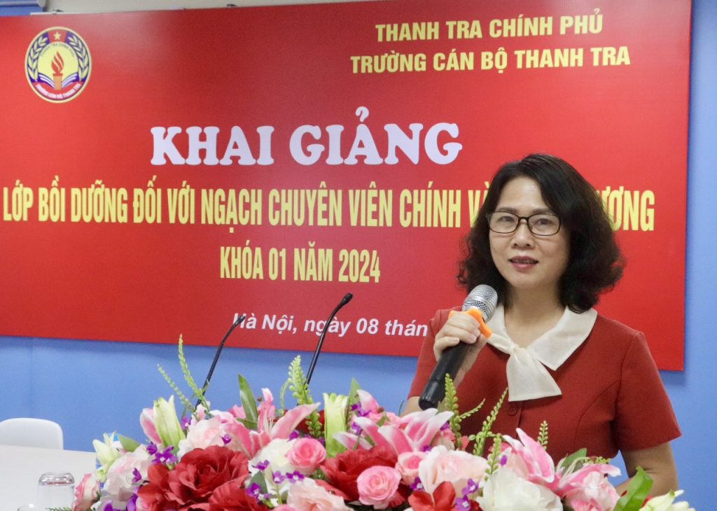 Khai giảng lớp Bồi dưỡng đối với ngạch chuyên viên chính và tương đương Khóa 01 năm 2024