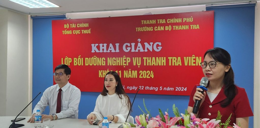 Khai giảng lớp Bồi dưỡng nghiệp vụ Thanh tra viên Khóa 11 năm 2024 theo hình thức học trực tuyến (Online)