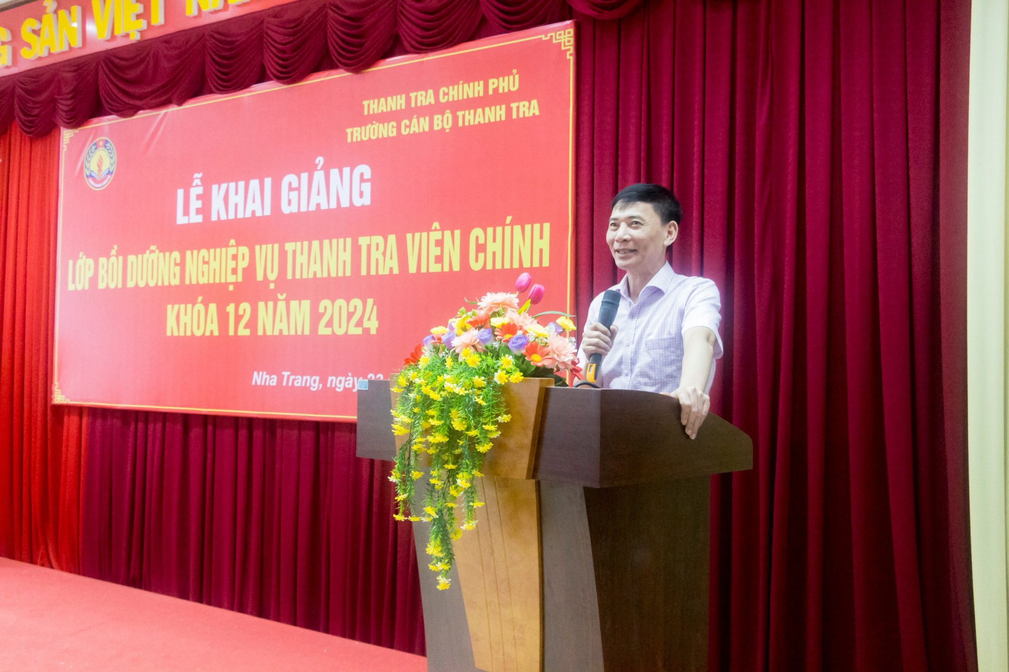 Khai giảng lớp Bồi dưỡng Nghiệp vụ Thanh tra viên chính K12/2024 tại Nha Trang