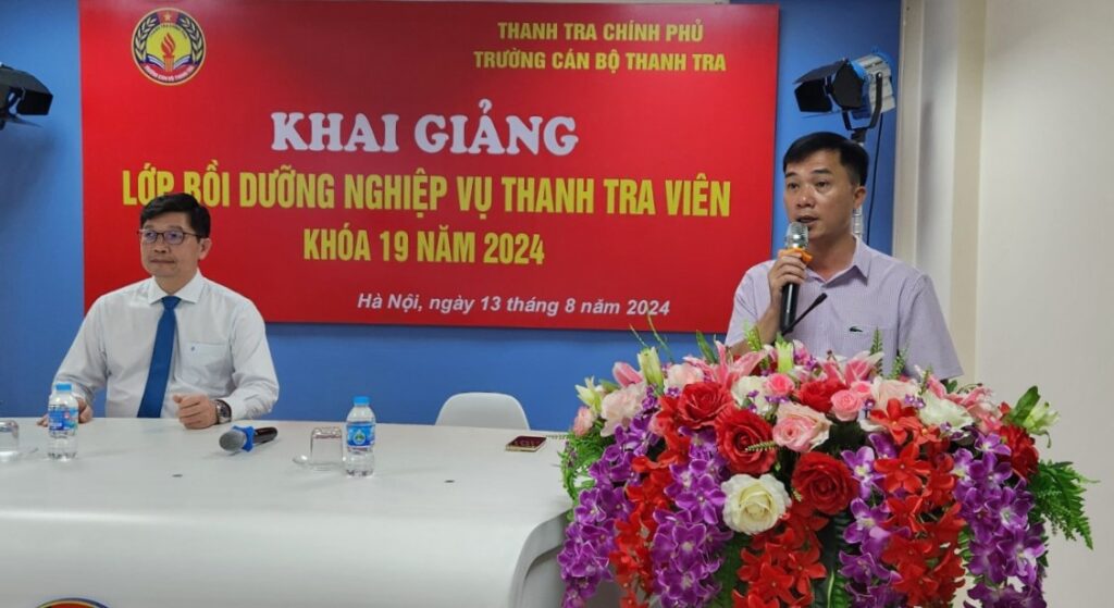 Khai giảng lớp Bồi dưỡng nghiệp vụ Thanh tra viên Khóa 19 năm 2024 theo hình thức học trực tuyến (Online)