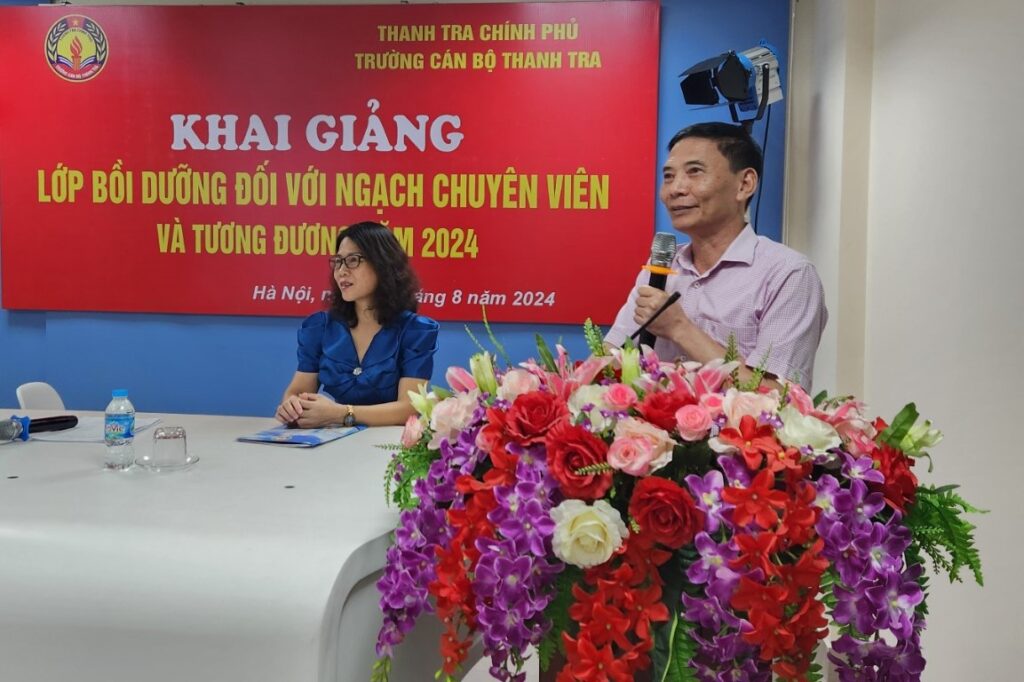 Hơn 200 học viên tham gia học lớp Bồi dưỡng đối với ngạch chuyên viên và tương đương năm 2024