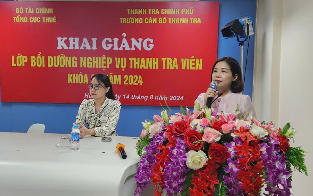 Khai giảng lớp Bồi dưỡng nghiệp vụ Thanh tra viên Khóa 20 năm 2024 theo hình thức học trực tuyến (Online)