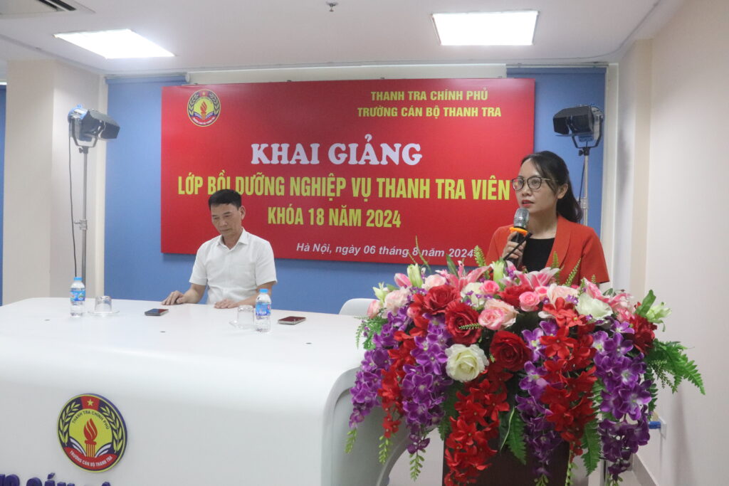 Khai giảng lớp Bồi dưỡng nghiệp vụ Thanh tra viên Khóa 18 năm 2024 theo hình thức học trực tuyến (Online)