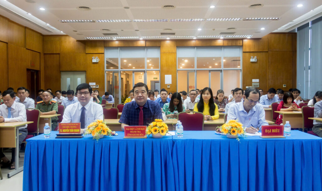 Trường Cán bộ Thanh tra tổ chức Lễ Bế giảng lớp Bồi dưỡng nghiệp vụ Thanh tra viên Khóa 22 năm 2024 tại Trung tâm Đào tạo, bồi dưỡng Nha Trang