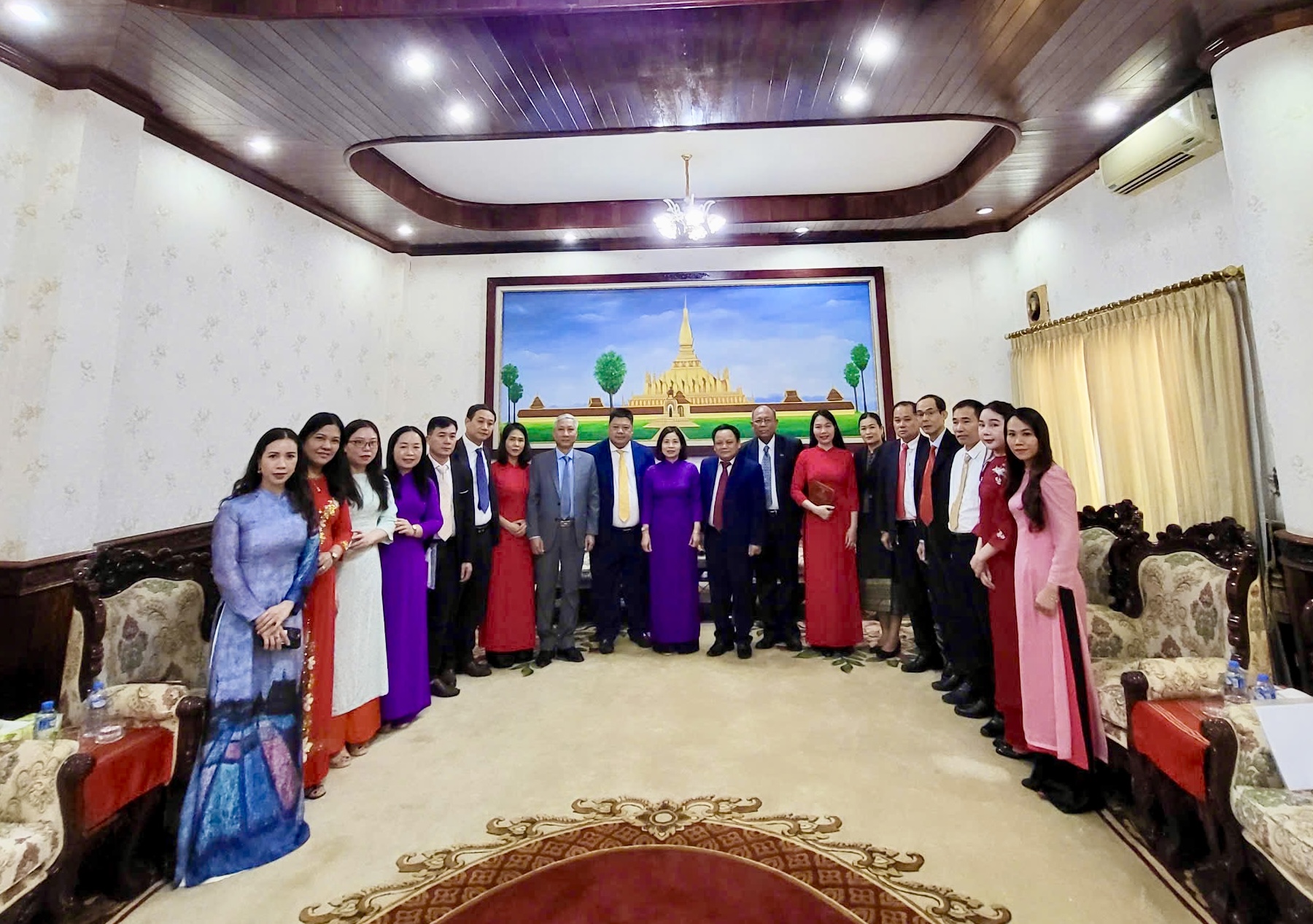 Đoàn công tác của Trường Cán bộ Thanh tra đi trao đổi kinh nghiệm về công tác đào tạo, bồi dưỡng tại Vương quốc Campuchia và Cộng hòa Dân chủ Nhân dân Lào