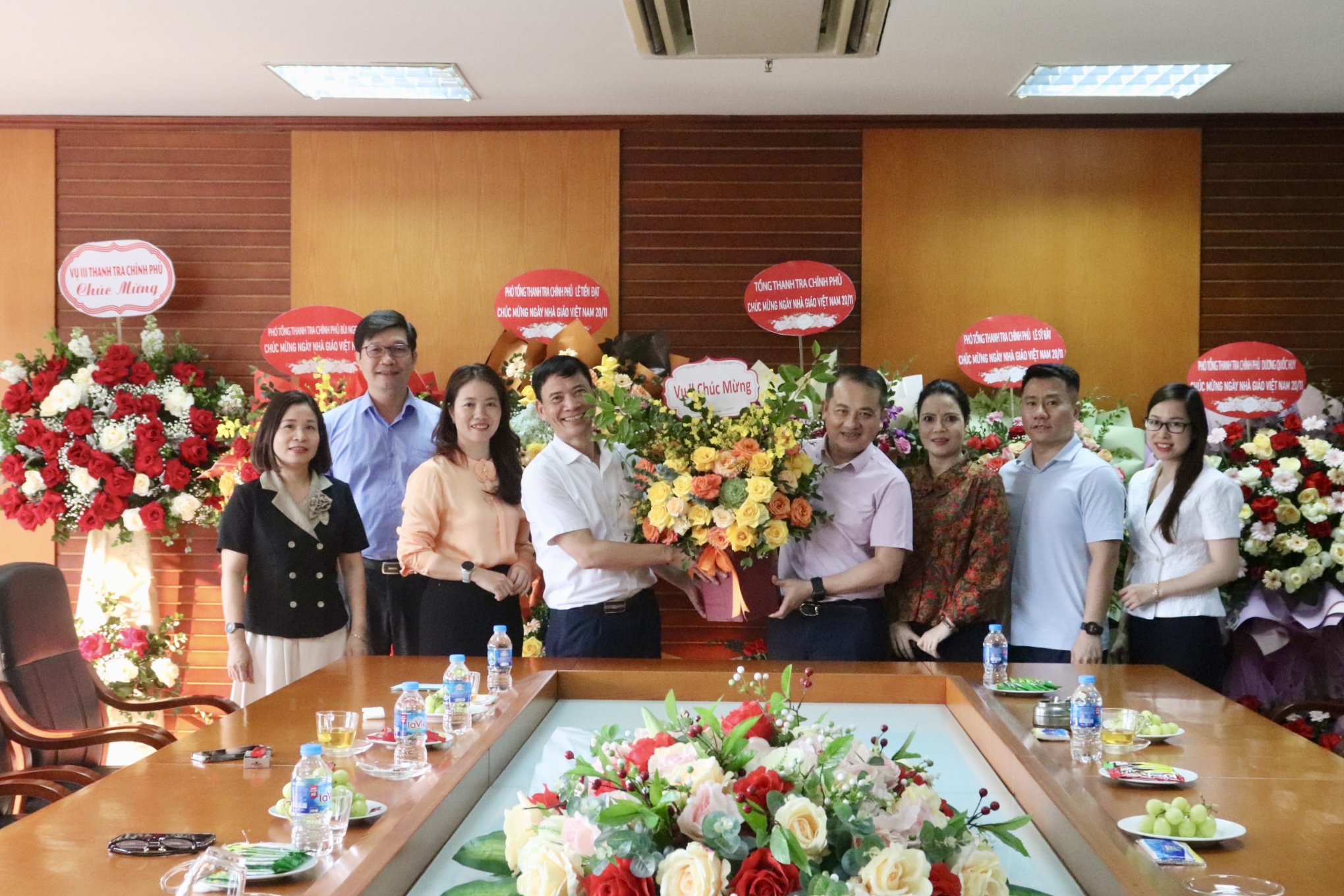 Lãnh đạo Thanh tra Chính phủ chúc mừng Trường Cán bộ Thanh tra nhân Ngày Nhà giáo Việt Nam