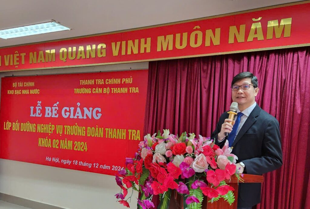 Trường Cán bộ Thanh tra tổ chức Lễ Bế giảng lớp Bồi dưỡng nghiệp vụ Trưởng đoàn Thanh tra Khóa 2 năm 2024