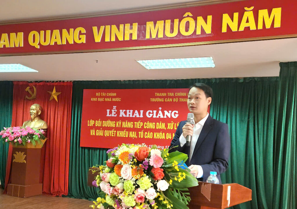 Khai giảng lớp Bồi dưỡng Kỹ năng tiếp công dân, xử lý đơn và giải quyết khiếu nại, tố cáo Khóa 04 năm 2024