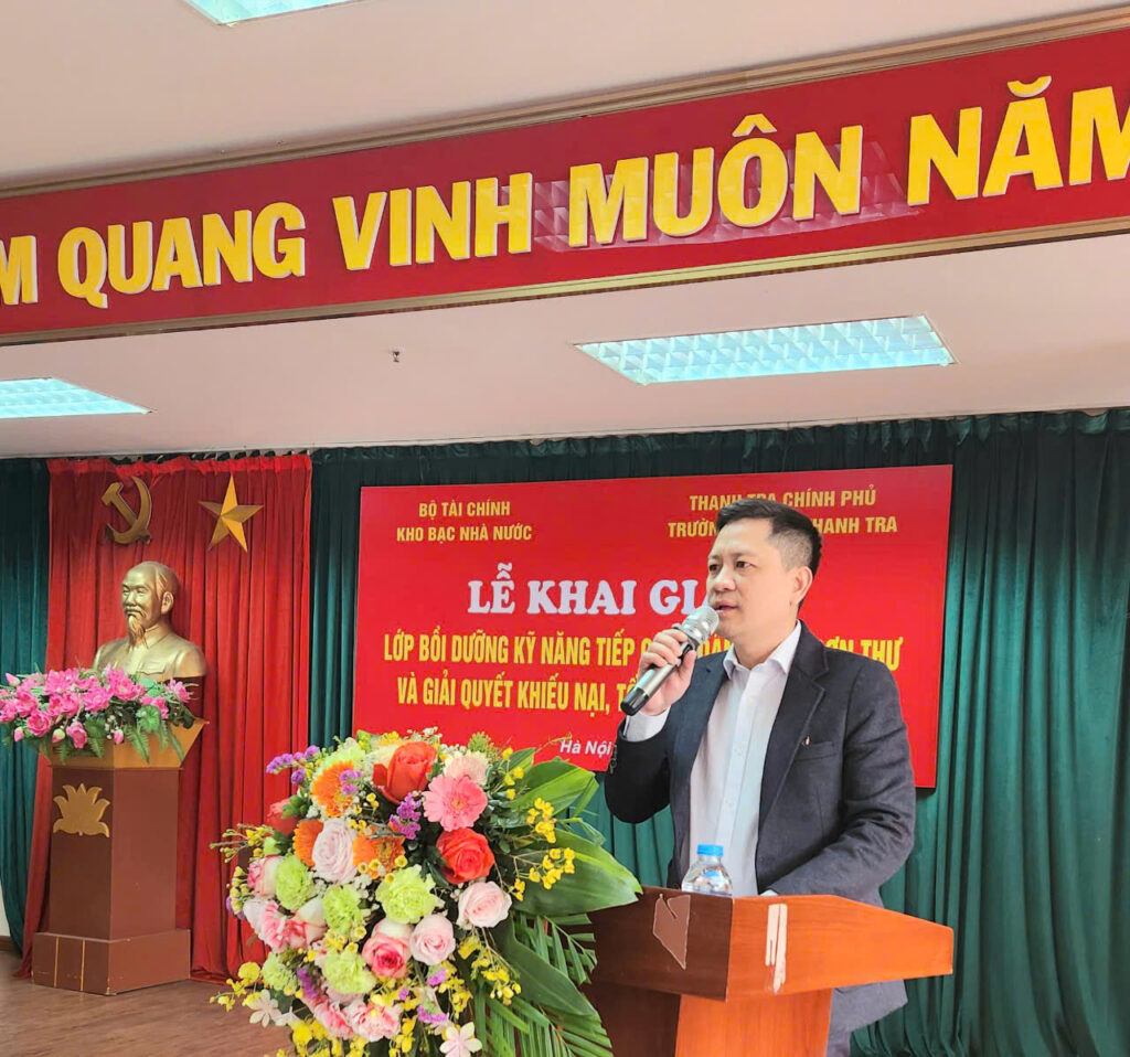 Khai giảng lớp Bồi dưỡng Kỹ năng tiếp công dân, xử lý đơn và giải quyết khiếu nại, tố cáo Khóa 04 năm 2024