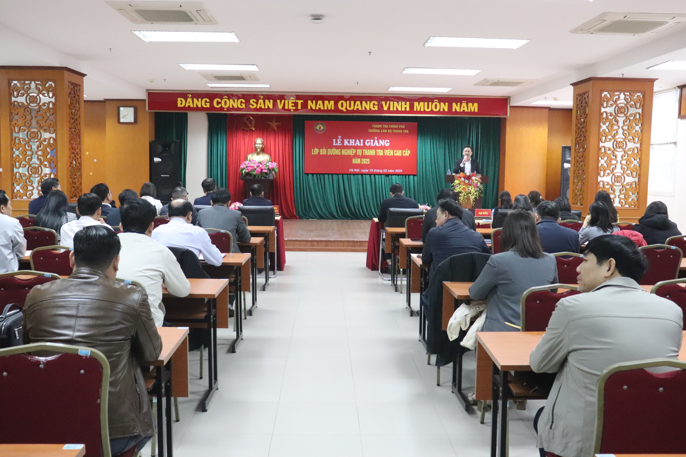 Trường Cán bộ Thanh tra khai giảng Lớp Bồi dưỡng nghiệp vụ Thanh tra viên cao cấp năm 2025