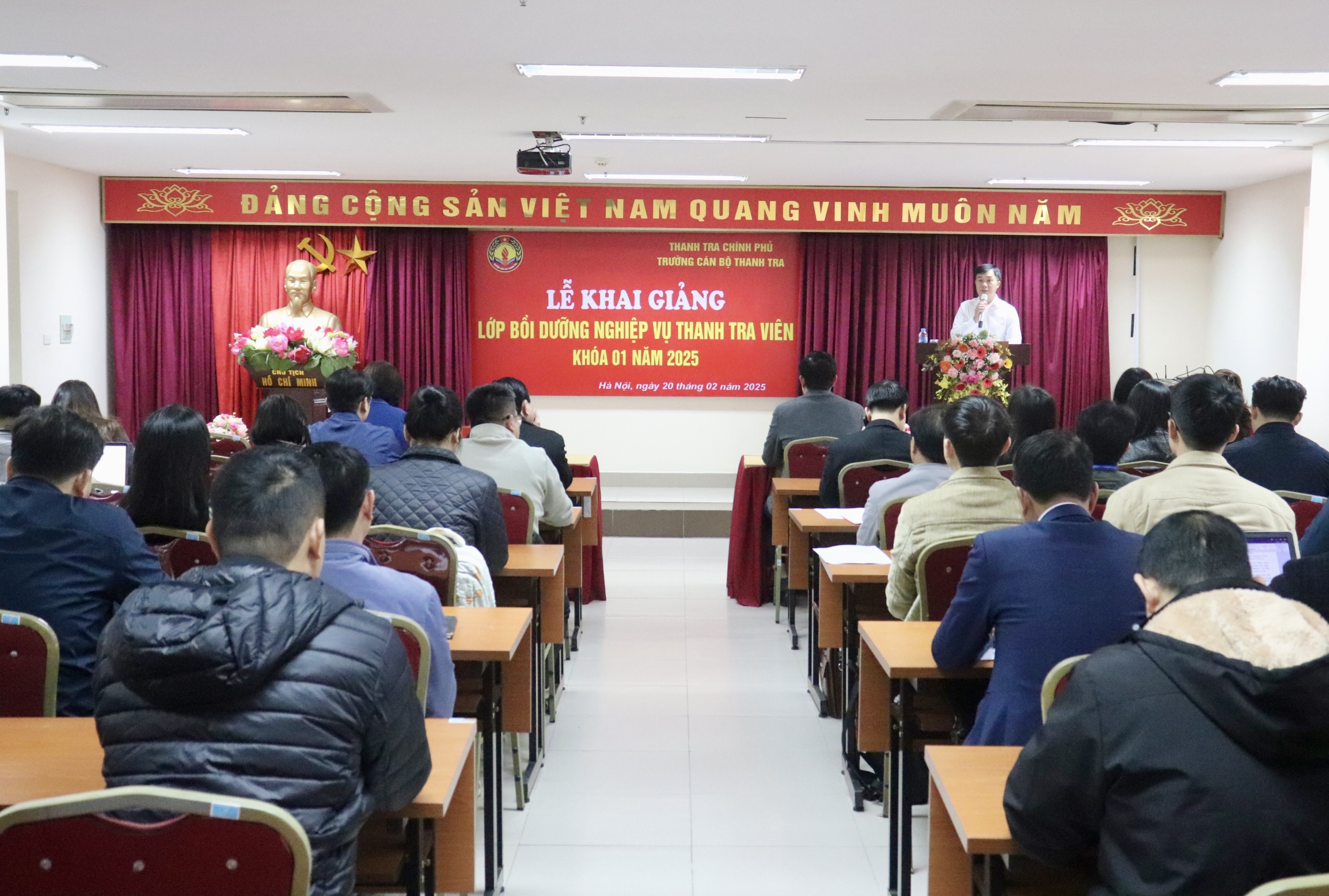 Khai giảng lớp Bồi dưỡng nghiệp vụ Thanh tra viên Khóa 01 năm 2025