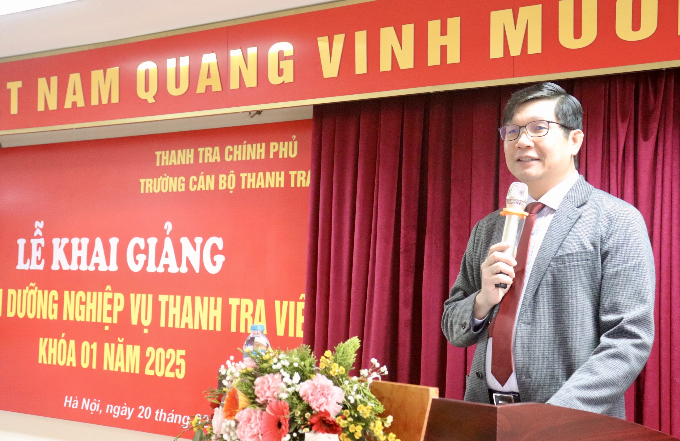 Khai giảng lớp Bồi dưỡng nghiệp vụ Thanh tra viên Khóa 01 năm 2025