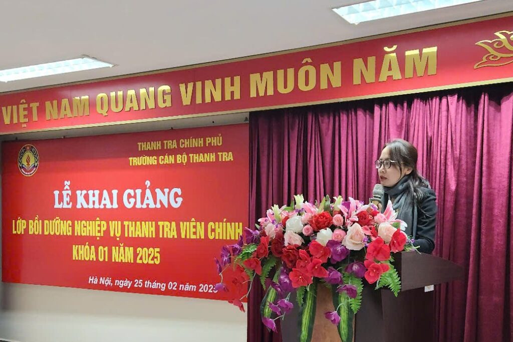 Khai giảng lớp Bồi dưỡng nghiệp vụ Thanh tra viên chính Khóa 01 năm 2025